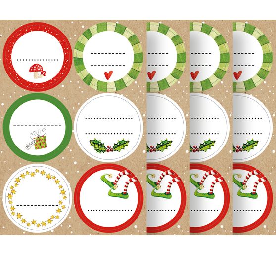 Stickers "Jolly Christmas"