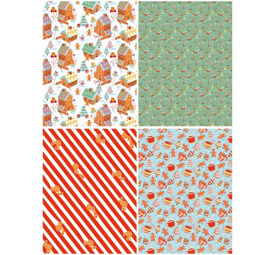 Collezione Pocket Hot-Foil Mix and Patch "Panificio di Natale".