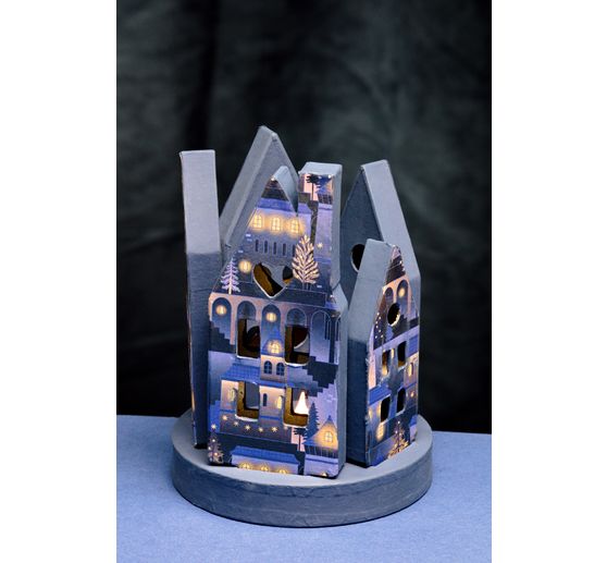 Tealight holder "Houses"