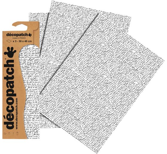 Carta decopatch "Lettering