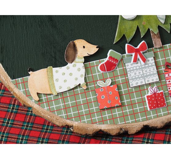 Paper set "Woofy Christmas"