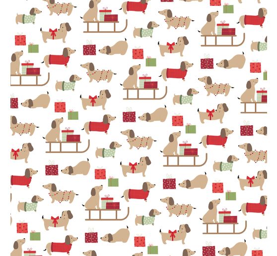 Paper set "Woofy Christmas"
