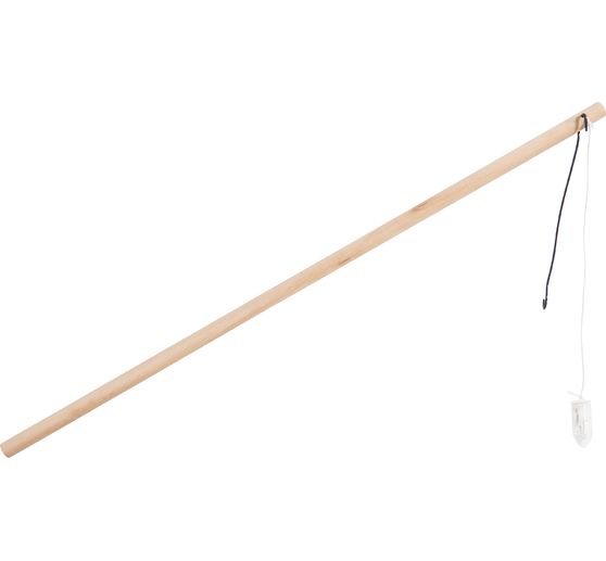 VBS Wooden lantern stick with LEDs, 10 pieces