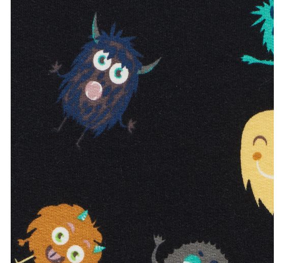 Sweat fabric "Funny Monsters"