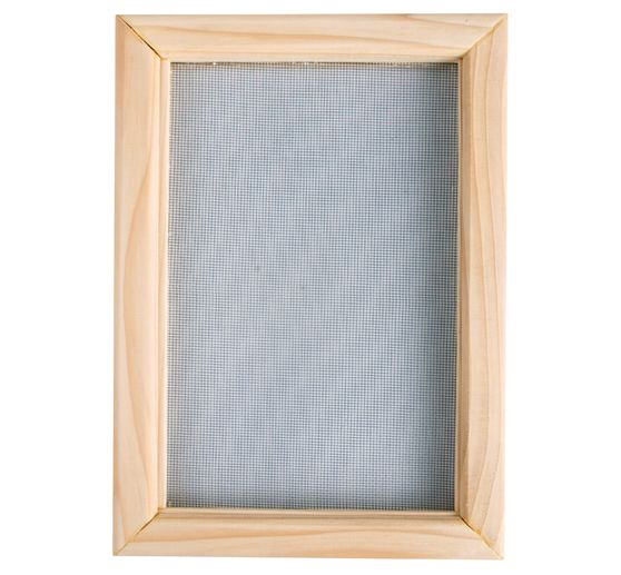 Paper scoop frame, 2 parts