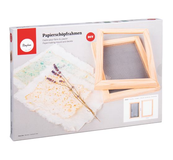 Paper scoop frame, 2 parts