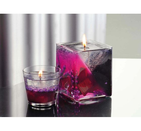 Candle gel, transparent