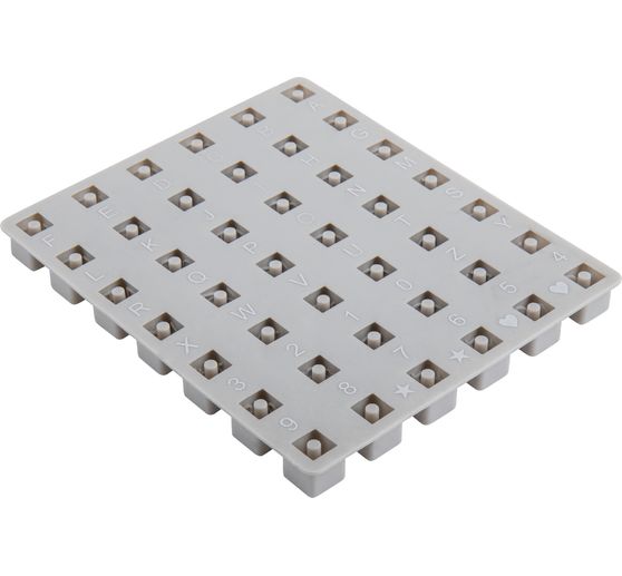 Silicone casting mould "Beads - letters & numbers"