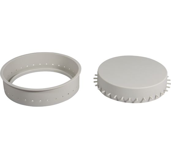 Silicone casting mould "Coaster with perforated edge"