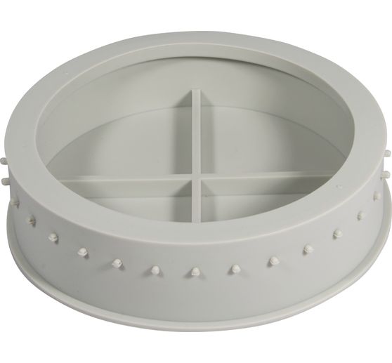 Silicone casting mould "Coaster with perforated edge"