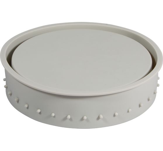 Silicone casting mould "Coaster with perforated edge"