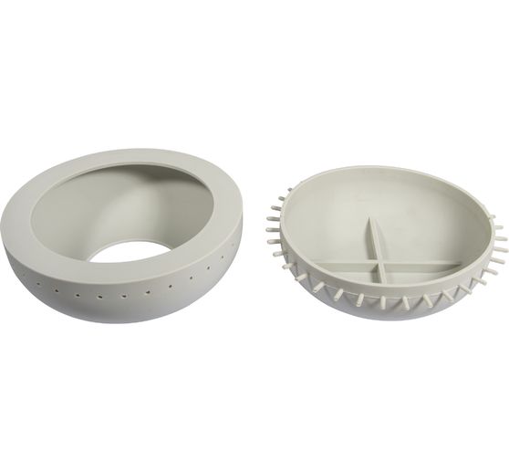 Silicone casting mould "Bowl with perforated edge"