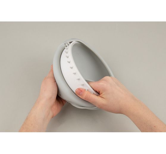 Silicone casting mould "Bowl with perforated edge"