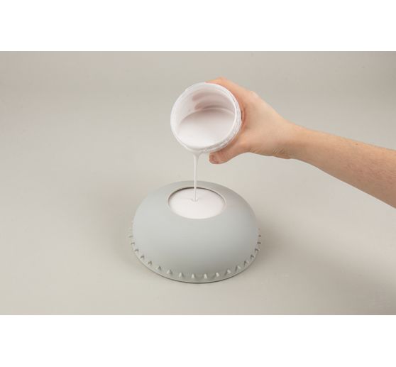 Silicone casting mould "Bowl with perforated edge"