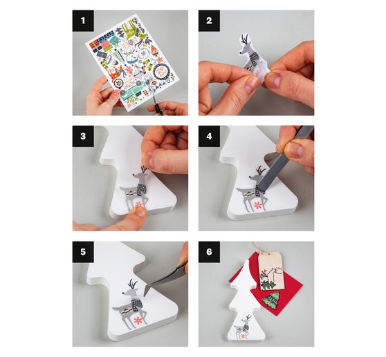 Foglio di trasferimento "X-Mas" da sfregare