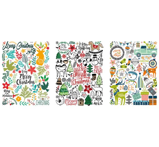 Foglio di trasferimento "X-Mas" da sfregare