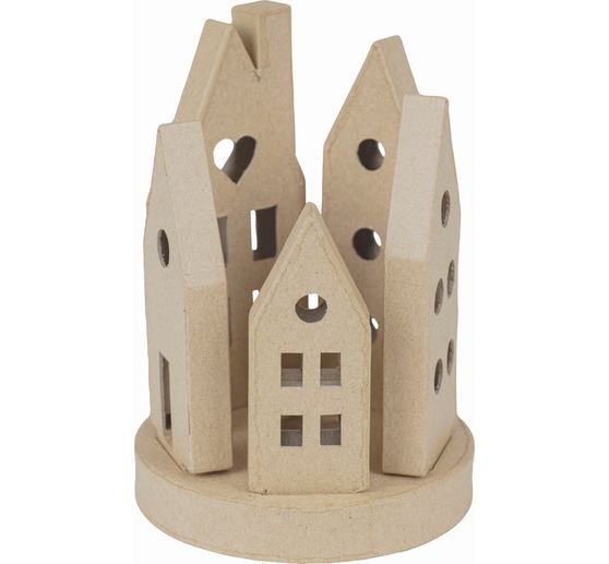 Tealight holder "Houses"