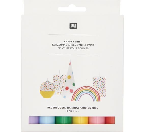 Set di liner per candele "Rainbow