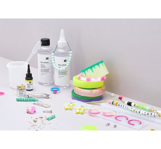 Silicone mould for jewellery "Brooches and hair clips"