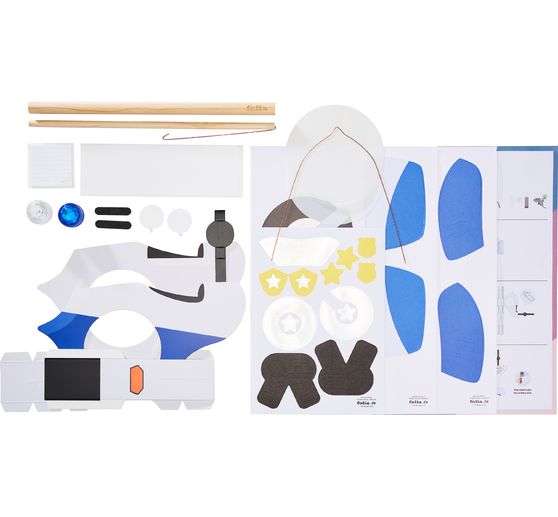 Lanterns handicraft set "Police", incl. 2 LEDs lights