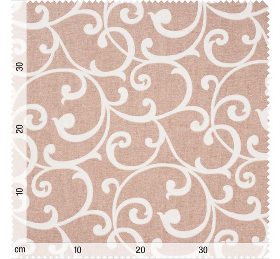 Decoration fabric linen optics "Diamond- Beige"