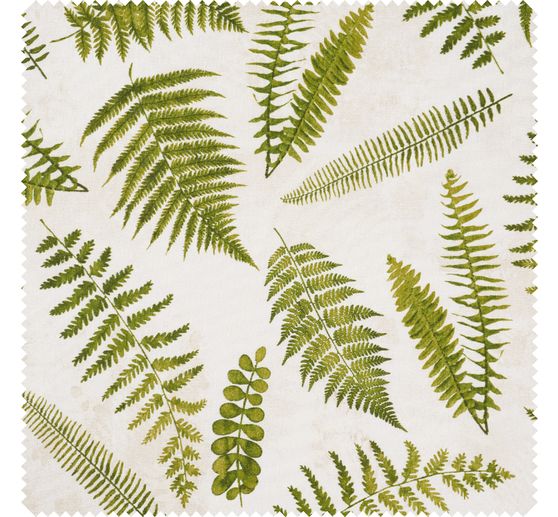 Decoration fabric linen optics "Fern"