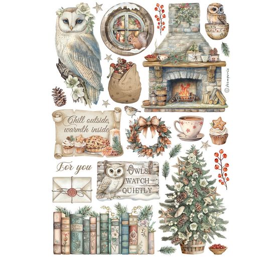 Washi Pad "La casa del gufo