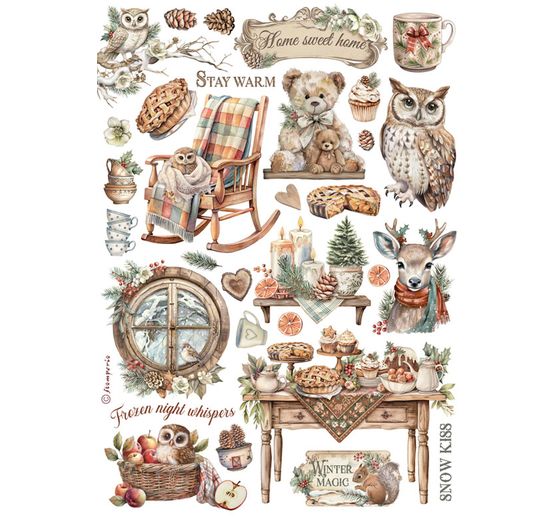 Washi Pad "La casa del gufo