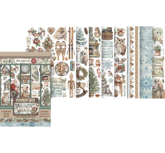 Washi Pad "La casa del gufo