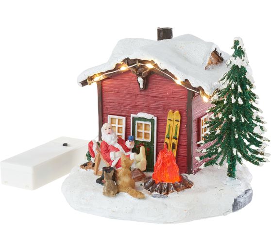 VBS LED miniature Christmas house in the snow