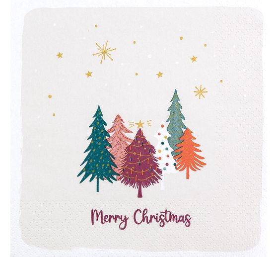 Napkin "Sweet Xmas Trees"