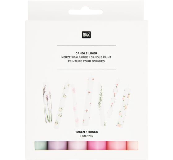 Candle Liner Set "Roses"