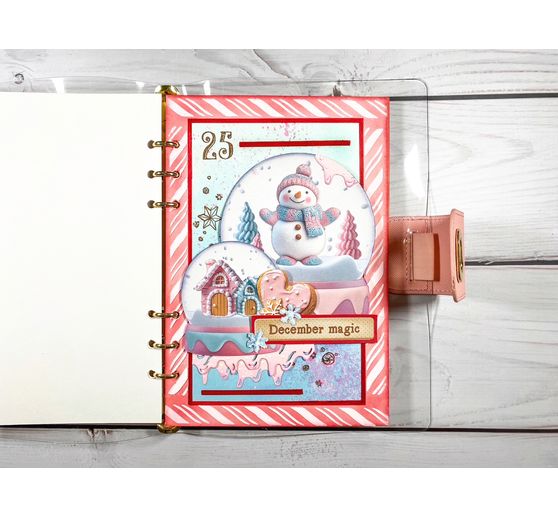 Scrapbook block "Candy Christmas"