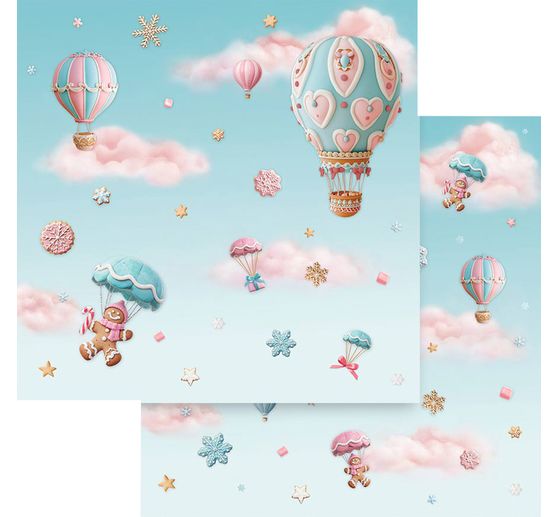 Scrapbook block "Candy Christmas"