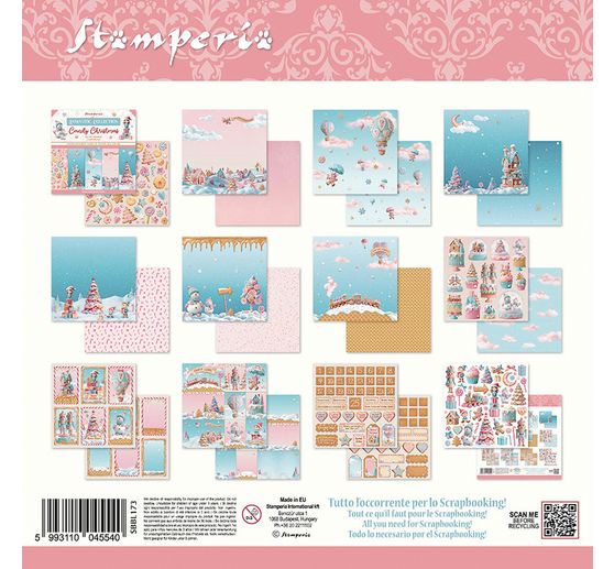 Scrapbook block "Candy Christmas"