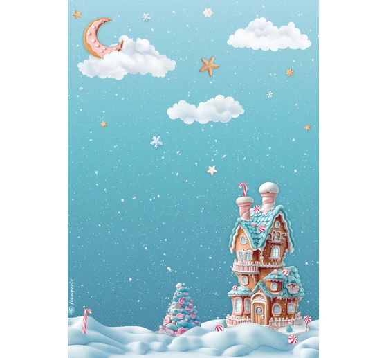 Motif straw silk assortment "Candy Christmas", set of 6