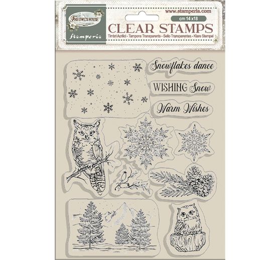 Clear Stamps "La casa del gufo