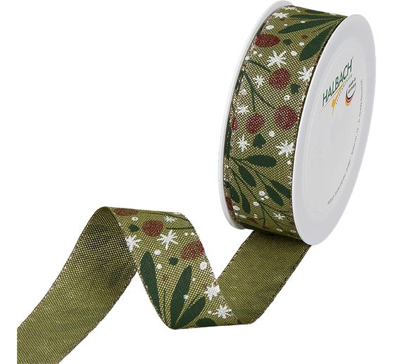 Printed ribbon "Mistletoe"
