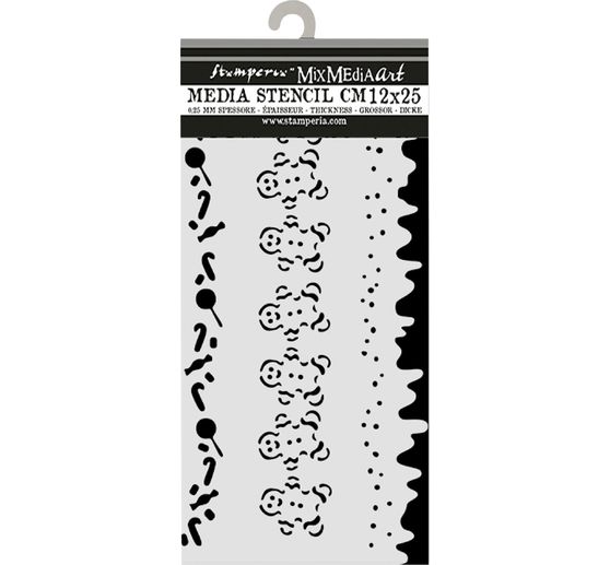 Stencil "Candy Christmas - Stripes"