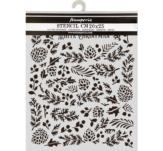 Stencil "La casa del gufo - Coni di pino