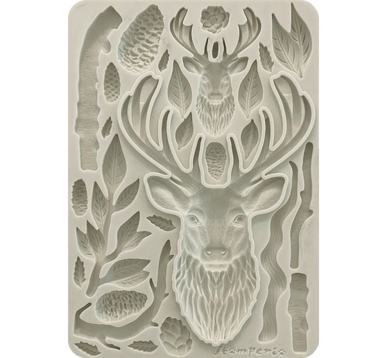 Stampo in silicone A5 "La casa del gufo - Cervo"