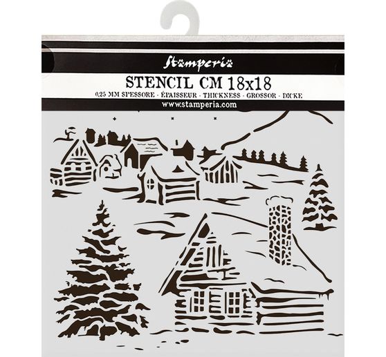 Stencil "The Owl's House - Cottage"