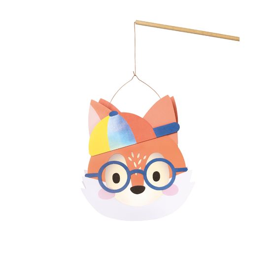 Kit per lavoretti con lanterna "Fox", incl. luce LED