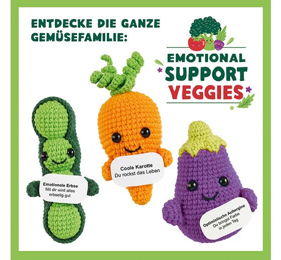 Crochet set "Emotional Support Veggies"