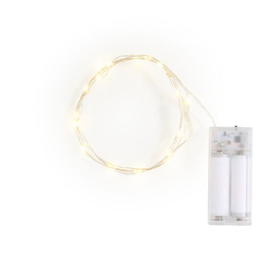 Micro LED chain of lights "Flashing" with timer 6/18 hours, 20 LEDs