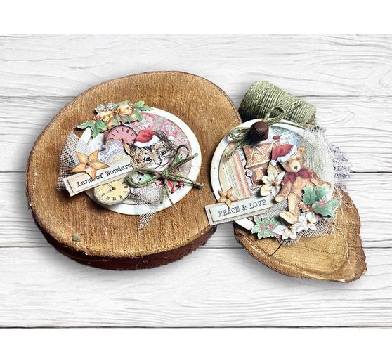 Libro giornale spazzatura "Alice nel Natale