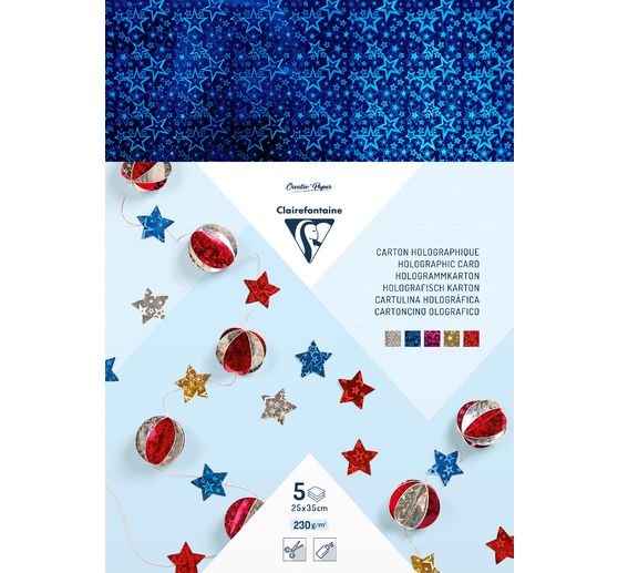 Holographic cardboard "Stars"