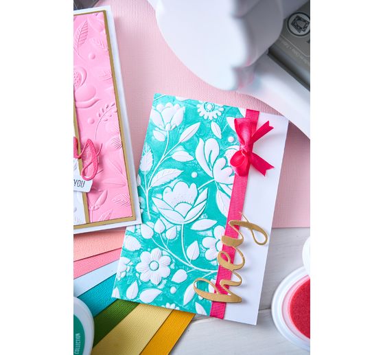 Sizzix 3D Embossing template "Happy Garden by Catherine Pooler"