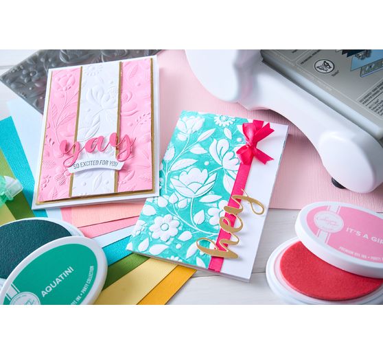 Sizzix 3D Embossing template "Happy Garden by Catherine Pooler"