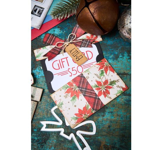 Sizzix Thinlits Punching template "Gift Card Package by Tim Holtz"